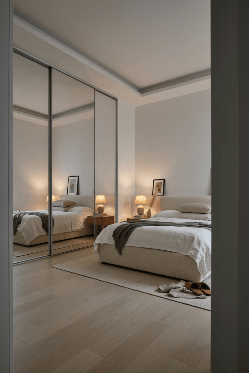 Mirrored Wardrobe Sliding Door – home decor idea