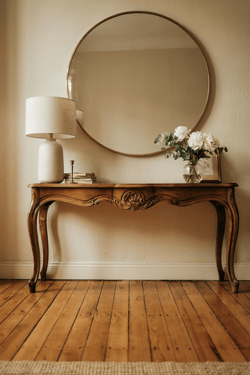 Vintage Entryway Table – home decor idea