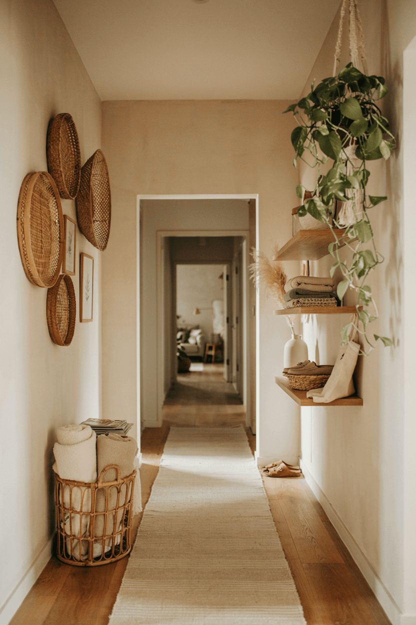 Basket Wall Storage – home decor idea