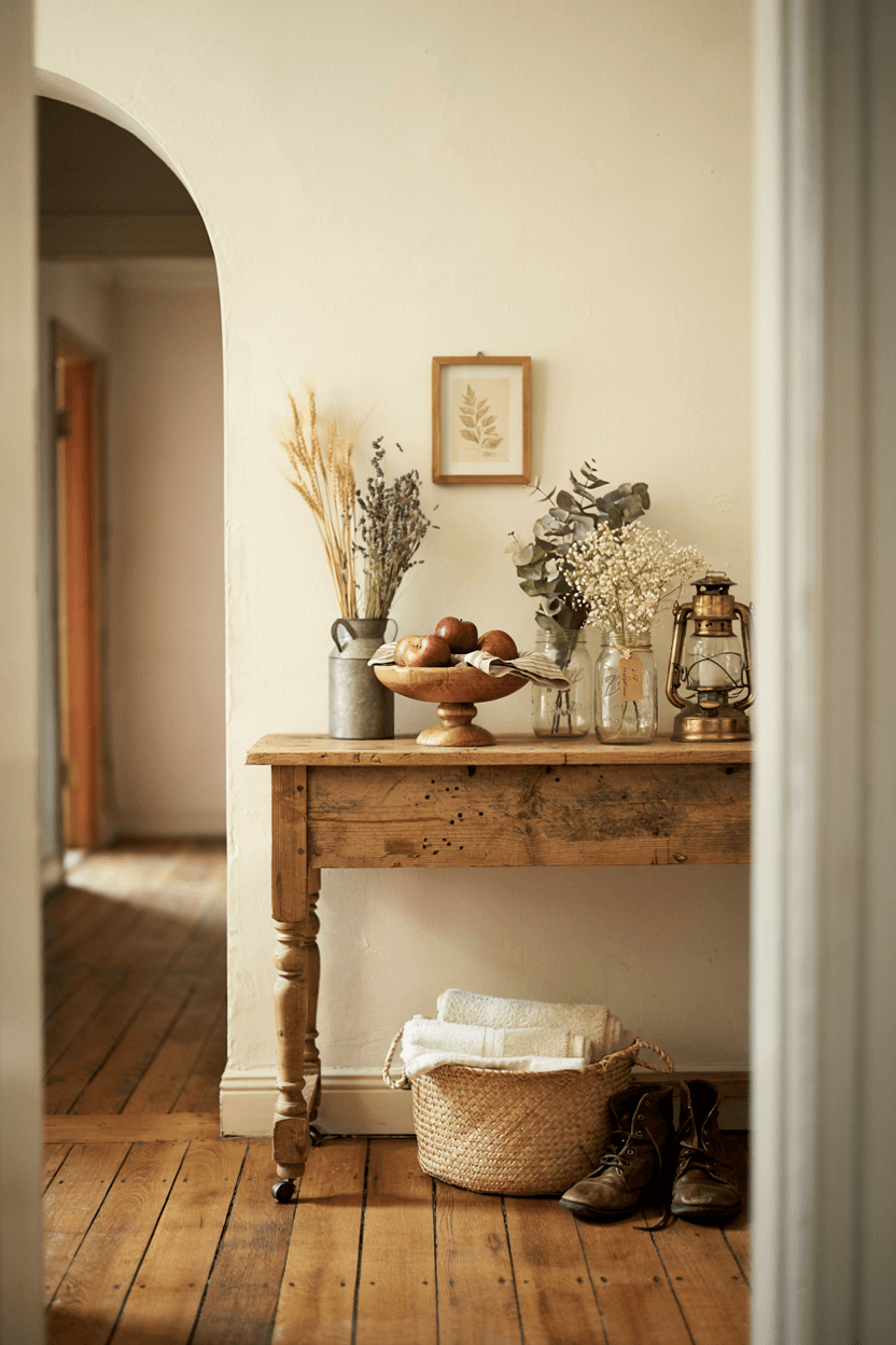 Rustic Farmhouse Styling – home decor idea