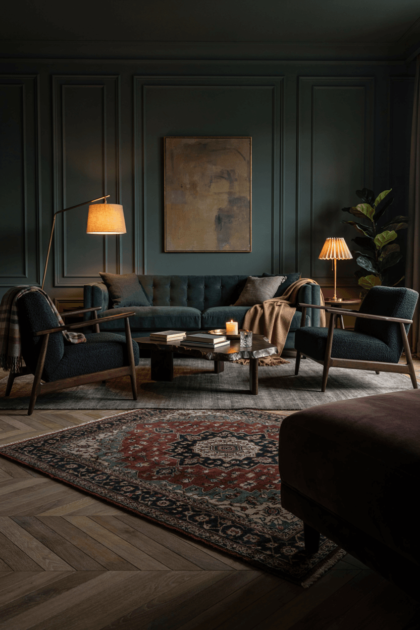 Dark and Moody Interior – home decor idea