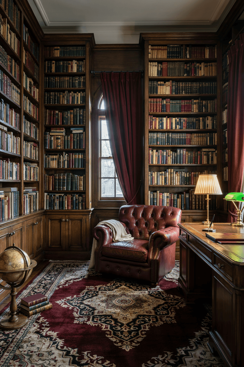 Traditional Library or Study – home decor idea