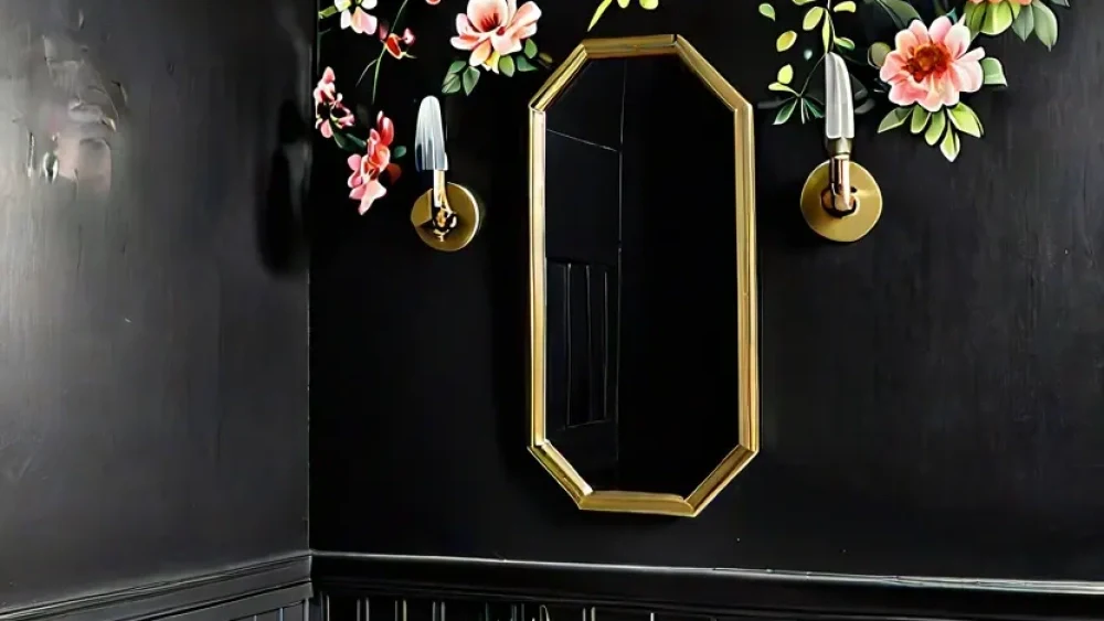 26 Dark Moody Powder Room Ideas That Feel Bold & Cozy