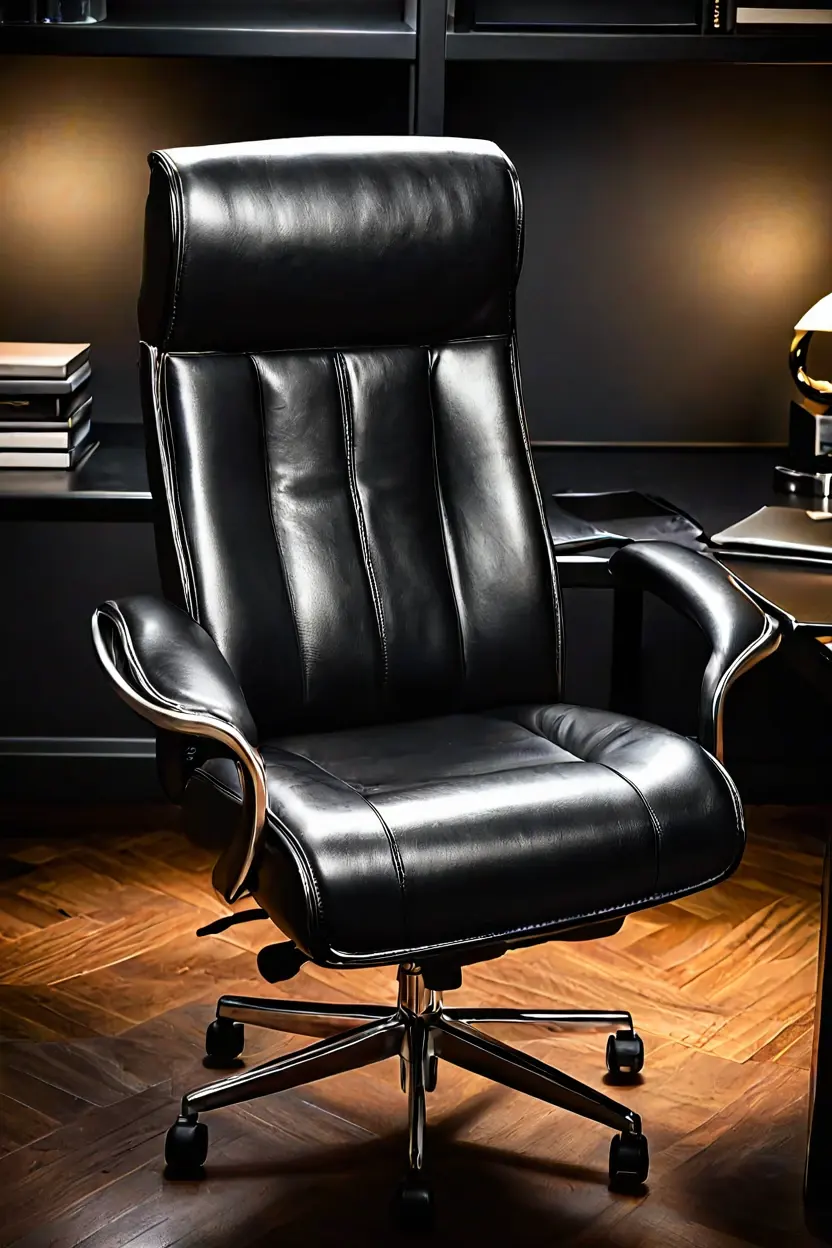 All-Black Executive High-Back Chair all-black executive high-back chair for professional home office chairs ideas
