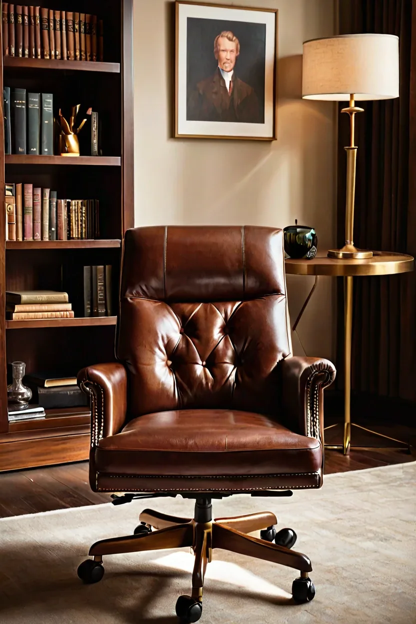 Cognac Leather Executive Seating cognac leather executive seating for classic home office chairs ideas