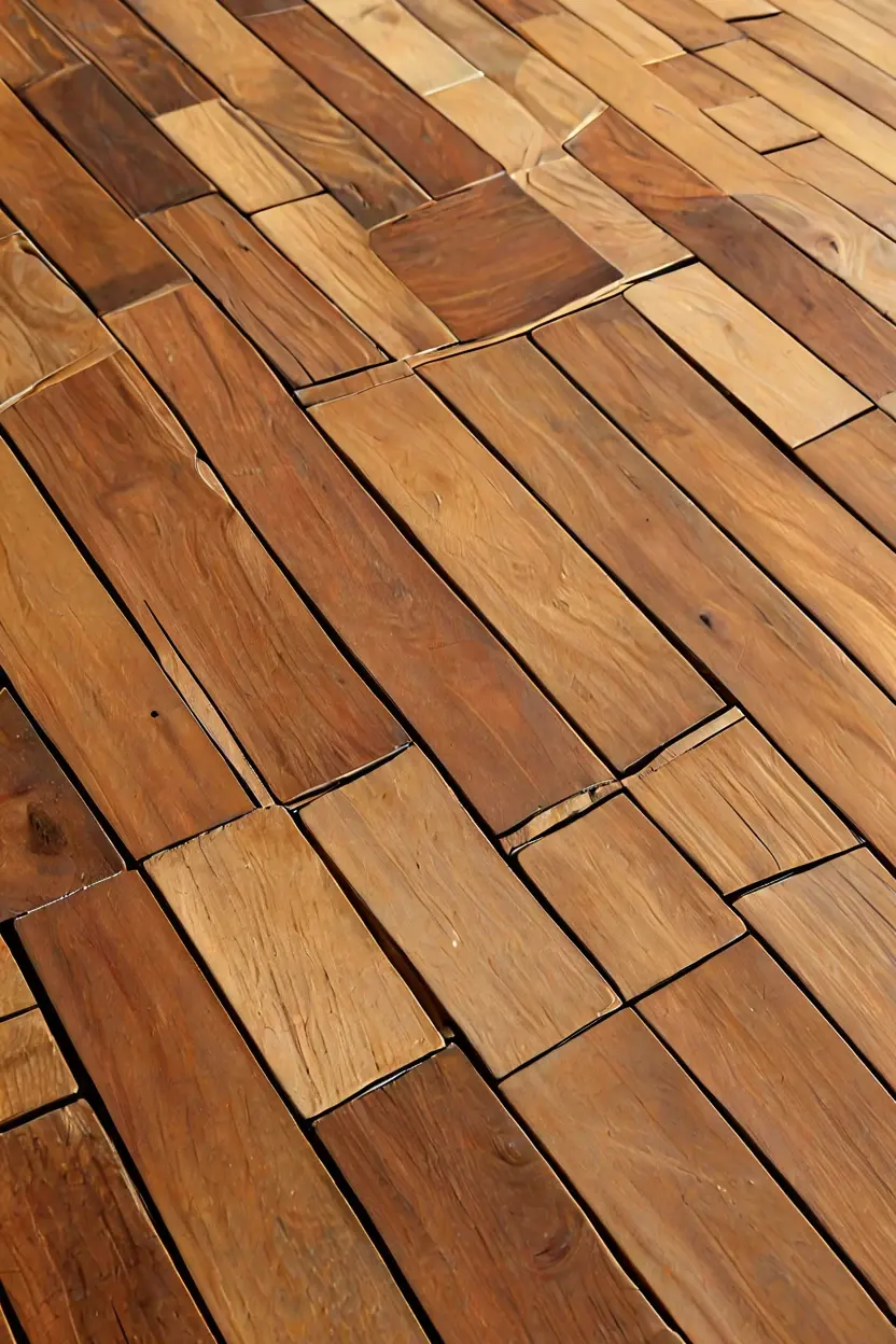 Modular Wooden Deck Tiles Modular wooden deck tiles displayed in practical terrace makeover ideas for quick flooring upgrades