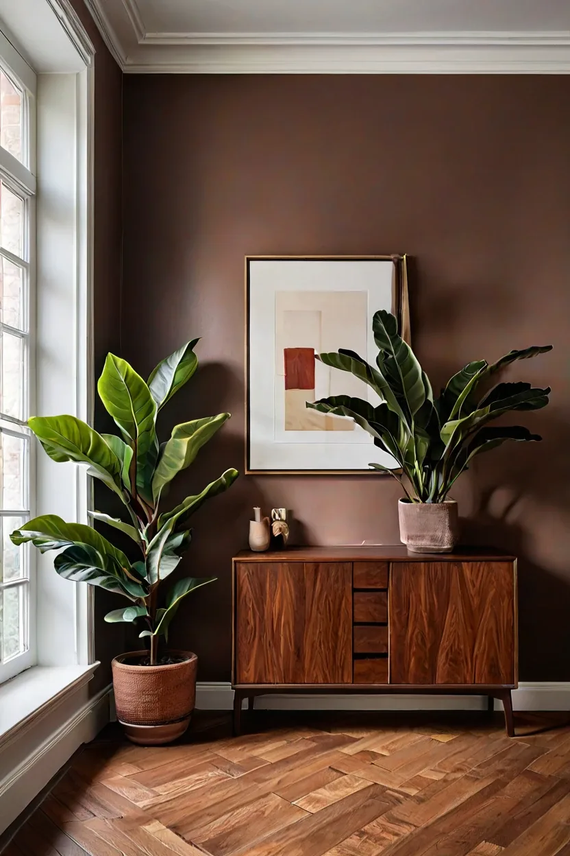 Herringbone Parquet Contrast Sophisticated herringbone parquet layout highlighting traditional wooden floor styling ideas.