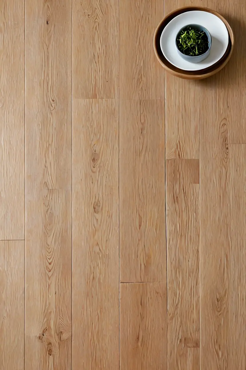 Wide Plank White Oak Wide plank white oak flooring showcasing natural grain for wooden floor styling ideas in a bright room